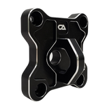 Polaris RZR XP1000 / Turbo Pull Plate / Radius Rod Plate Our Pull plate is machined from a solid piece of aircraft grade 6061 T-6 1.5"x 8" Aluminum bar stock. We then machine both pieces, send them out for anodize and then round all of our corners to give it a look that really pops and will wow anyone