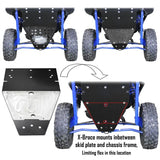 Factory UTV POLARIS RZR PRO XP 4 UHMW Skid Plate