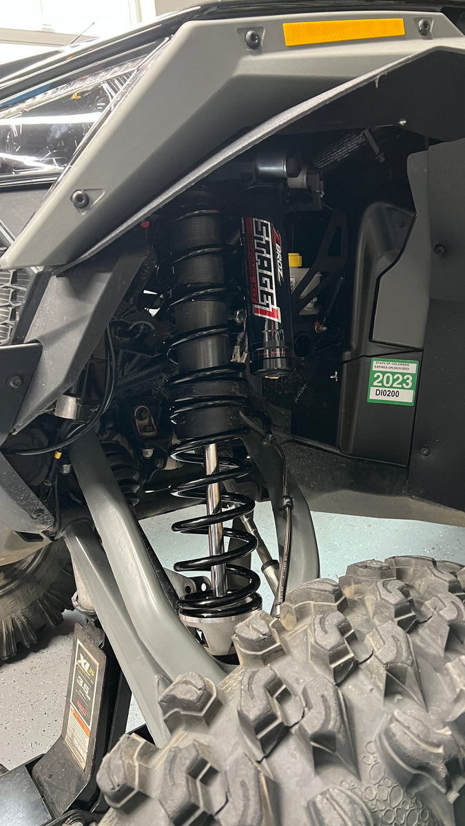 Zbroz Stage 1 Dual Rate spring kit first impressions on our RZR Turbo ...
