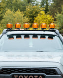 V-MAX Series 4/5/7 Inch Spot Beam Side Shooter LED Pod Lights with Amber DRL