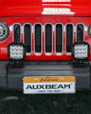 V-MAX Series | 7 Inch 228W 26100LM Spot Beam Side Shooter LED Round Driving Lights with Amber DRL&Backlight