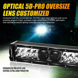 12"/22"/32"/42"/52" 5D-PRO Series LED Light Bar with 5D Projectors For Dodge Ram 2500
