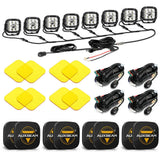 XP-ULTRA Series 5 Inch 110W 11000LM White/Amber LED Driving Lights Pods Light