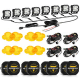 XP-ULTRA Series 3 Inch 80W 9600LM LED Pods Lights White&Amber