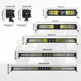 12"/22"/32"/42"/52" 5D-PRO Series LED Light Bar with 5D Projectors For Ford Bronco