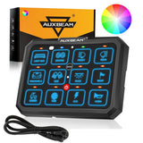 RGB Series 6/8/12 Gang LED Switch Panel,Off Road Light Controller