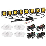 XP-ULTRA Series 3 Inch 80W 9600LM LED Pods Lights White&Amber