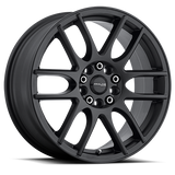 Aluminum Wheels 17x7.5 Mystique 141B Satin Black Raceline Wheels