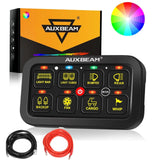 RGB Series 8 Gang (RB80) Switch Panel, Toggle/ Momentary/ Pulsed Mode Supported (Two-Sided Outlet)