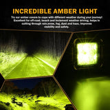 (2pcs/set) 3 inch 40W LED Pod Lights With DRL for SUV ATV UTV Trucks Pickup Boat