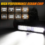 5D-PRO Series 12 Inch/22 Inch/32 Inch/42 Inch/52 Inch Spot LED Light Bar with 5D Projectors