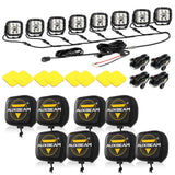 XP-ULTRA Series 5 Inch 110W 11000LM White/Amber LED Driving Lights Pods Light