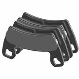 Polaris Dual Bore Compact Brake Pad Kit, 1.188 in, Genunine OEM Part 2206025, Set of Two Brake Pads Replacement for #: 1911085
