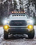 V-MAX Series 4/5/7 Inch Spot Beam Side Shooter LED Pod Lights with Amber DRL