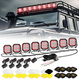 Color Play Series 3 Inch 116W RGB LED Pod Lights Off Road Lights With 8 Backlight Options