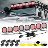 Color Play Series 3 Inch 116W RGB LED Pod Lights Off Road Lights With 8 Backlight Options