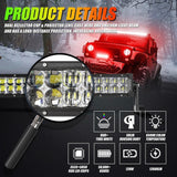 New 22 Inch V-PRO Series Straight RGBW Color Changing Off Road Led Light Bar for ATV UTV SIDE BY SIDES
