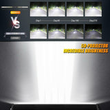 NEW 52 Inch 5D-PRO Series 55000LM Spot Beam Off Road Led Light Bar