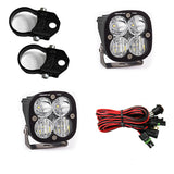 LED Light Pods Kit W/A Pillar Mounts Harness Squadron Pro Baja Designs