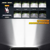 NEW VERSION 22 Inch 5D-PRO Series Combo Dual Row LED Light Bar with DT Wiring Harness Kit for Chevy Colorado