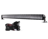 22 Inch-52 Inch 5D Series Straight/Curved Combo Beam Double Row LED Light Bar for Chevy Tahoe
