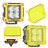 3" 40W LED Pods Light Spot/Flood Multicolor frame with wiring harness for JEEP