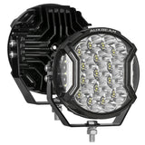 V-ULTRA Series  3/5/7/9 Inch LED Side Shooter Amber/White Pod Lights with Amber DRL