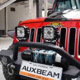 XP-ULTRA Series 5 Inch 110W 11000LM White/Amber LED Driving Lights Pods Light