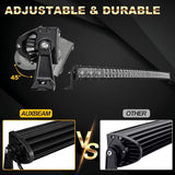 42 Inch 5D Series Curved LED Light Bar & Car Roof Windshield LED Light Bar Mounting Bracket For Ford Bronco 2/4 Door 2021 2022