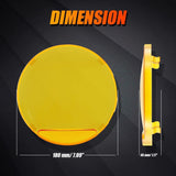 360 PRO/RAY-L Series 7/9 Inch LED Driving Lights Amber Cover Light Shield Cover