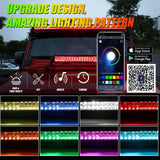 New 22 Inch V-PRO Series Straight RGBW Color Changing Off Road Led Light Bar