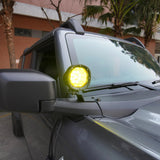 P4 Series | 4 Inch 90W 9000LM Round LED Driving Lights Flood Amber Pod Lights