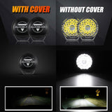 (2pcs/set) 9 INCH 270W 37776LM 360-PRO Series Custom Lens LED Driving Lights+Amber/Black Covers(Optional) for Toyota Tacoma 2016 2017 2018 2019 2020 2021