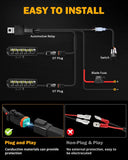 6.3 Inch 60W 7200LM LED Light Bar Off Road Driving Light