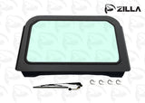 Black RZR 570, 800, XP900  Full Glass Windshield with Wiper