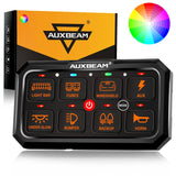 RGB Series 6/8/12 Gang LED Switch Panel,Off Road Light Controller