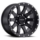 Aluminum Wheels 17x8.5 Clutch 934B Black Raceline Wheels