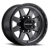 Aluminum Wheels 17x9 Defender 935G Gunmetal Gray Raceline Wheels