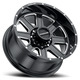 Aluminum Wheels 20x10 Hostage 940M Gloss Black Milled Raceline Wheels