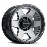 Aluminum Wheels 17x8 Boost 946G Satin Gunmetal Gray Raceline Wheels