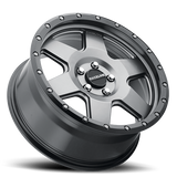 Aluminum Wheels 18x9 Boost 946G Satin Gunmetal Gray Raceline Wheels