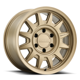 Aluminum Wheels 17x8.5 Aero HD 952BZ Satin Bronze Gold Raceline Wheels