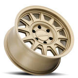 Aluminum Wheels 17x9 Aero HD 952BZ Satin Bronze Gold Raceline Wheels