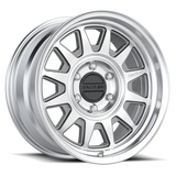 Aluminum Wheels 17x8.5 Aero HD 952MC Silver Machined Raceline Wheels