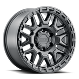 Aluminum Wheels 17x8.5 Krank 953B Satin Black Raceline Wheels