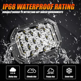 7x5 Inch Rectangle LED Pods White Spot Driving Lights with DRL FOR ATV UTV SIDE BY SIDE 4X4