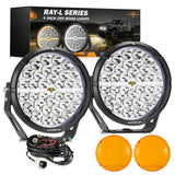 RAY-L Series | 9 Inch 318W 34180LM Dual DRL Offroad LED Driving Lights