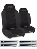 Enduro High Back Reclining Suspension Seats Kit for 03-06 Jeep Wrangler TJ Pair PRP Seats