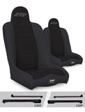 Daily Driver High Back Suspension Seats Kit for Jeep Wrangler CJ7/YJ Pair PRP Seats