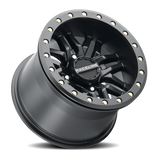 Aluminum Wheels 14x7 Ryno Beadlock UTV A91B Satin Black Machined Face Raceline Wheels